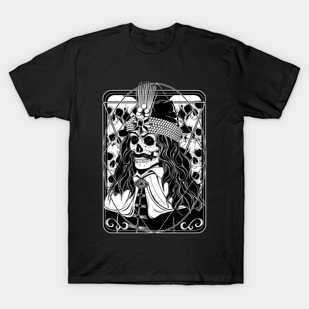Vlad Dracula - a skull portrait T-Shirt by Von Kowen